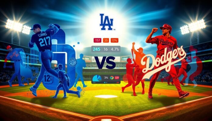 padres vs dodgers match player stats