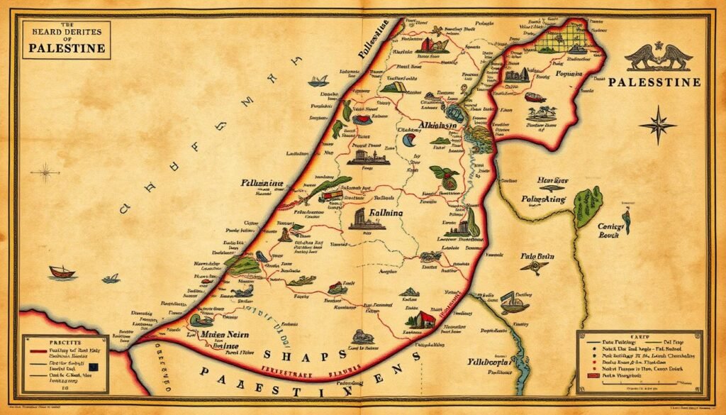 old Palestine map