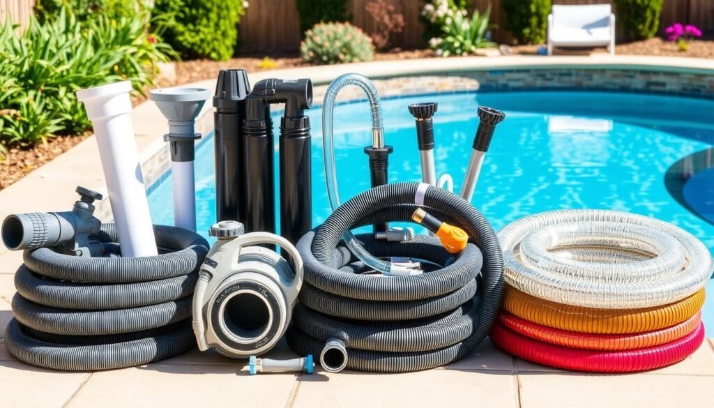 types of above ground pool hoses