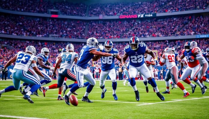 dallas cowboys vs new york giants match player stats