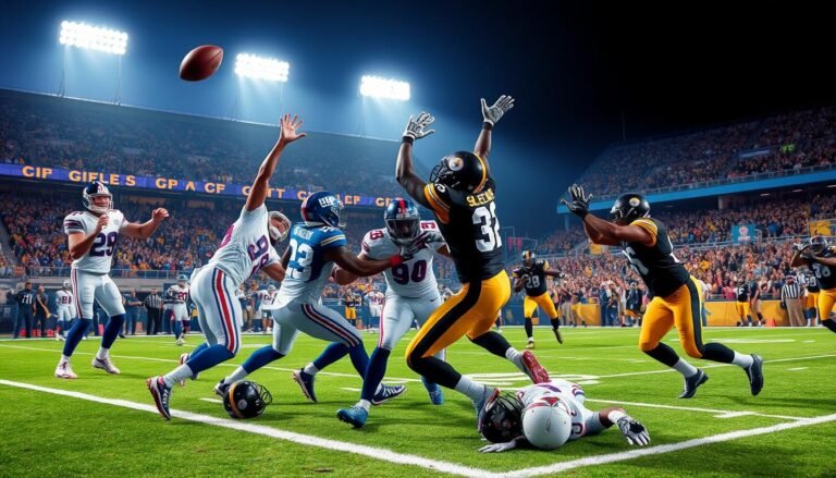 new york giants vs steelers match player stats