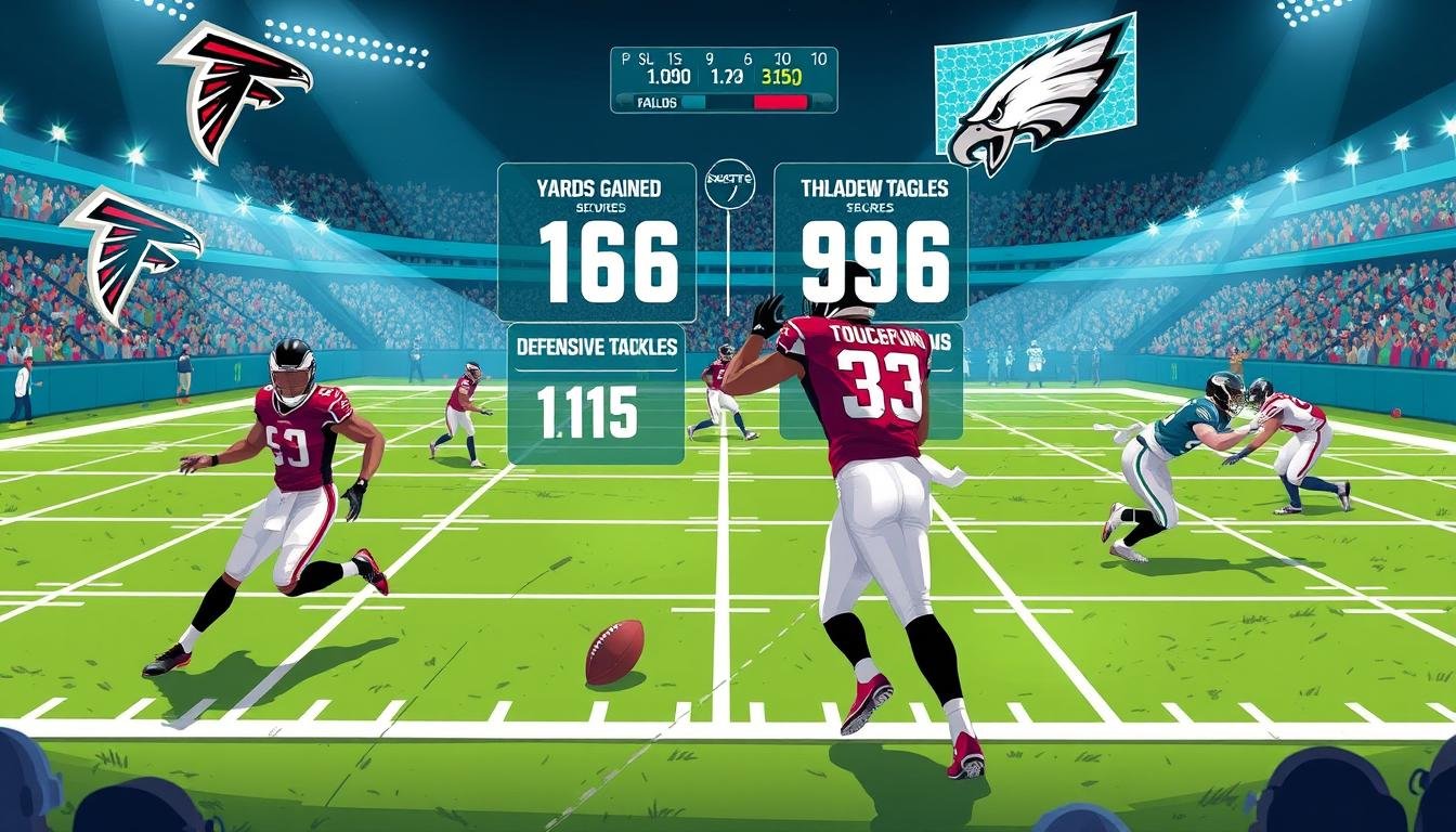 atlanta falcons vs philadelphia eagles match player stats