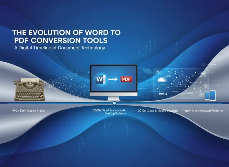 The Evolution of Word to PDF Conversion Tools