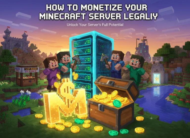 How to Monetize Your Minecraft Server Legally